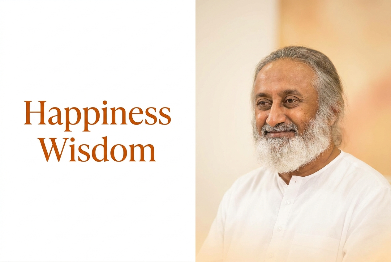 Sri Sri Ravi Shankar happiness