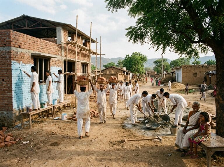 Indian spiritual organizations humanitarian records